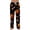 Black, variant on Satingcolo Halloween Pajama Pants for Men Printed Pajama Bottoms Drawstring Lounge Pants Sleepwear