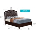 thumbnail image 2 of Glory Furniture Triton King Panel Bed in Cappuccino, 2 of 2