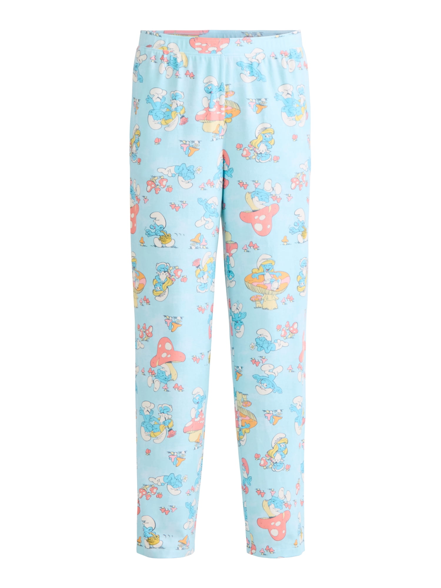 Smurf Women’s and Women’s Plus Print Sleep Pants, Sizes XS-3X
