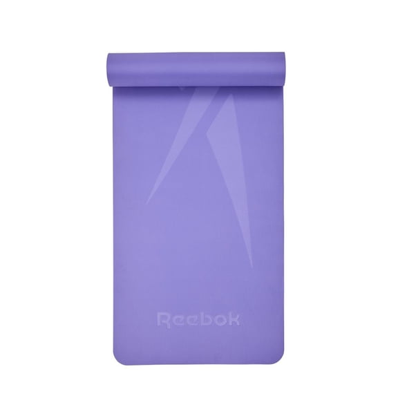 Reebok Yoga Mat, 5 mm Thickness, EVA and TPE, Purple