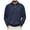 Navy, variant on fatyb Golf Shirts for Men Long Sleeve Loose Button T Shirts with Collar Solid Color Mens Workwear Tee