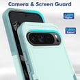 thumbnail image 3 of Dteck Case for Google Pixel 9 Pro XL,Military Grade Protection Silicone + PC Case Shockproof Back Cover for Google Pixel 9 Pro XL,Mint, 3 of 5