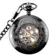 thumbnail image 4 of facefd Steampunk Hands Scale Mechanical Skeleton Pocket Watch Hand Pocket Watch Holiday Birthday Gift, 4 of 9