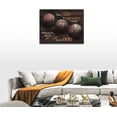 thumbnail image 6 of Give It To God And Go To Sleep Sign Wall Art Lake Mountain Pictures Wall Decor Christian Canvas Prints Posters Framed Artwork Paintings Home Decorations for Kitchen Living Room Bedroom 16"x12", 6 of 6