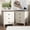 White-2PCS, variant on NEGYLIM Nightstand with Drawer for Bedroom, Farmhouse End Table with Charging Station, Wood Side Table with Storage Drawer for Living Room,Gray