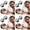 Black 4PCS, variant on Novelty With Rolling Eyes For Pranks And Day Hilarious Interactive Joke Glasses For Parties And Trick Entertainment