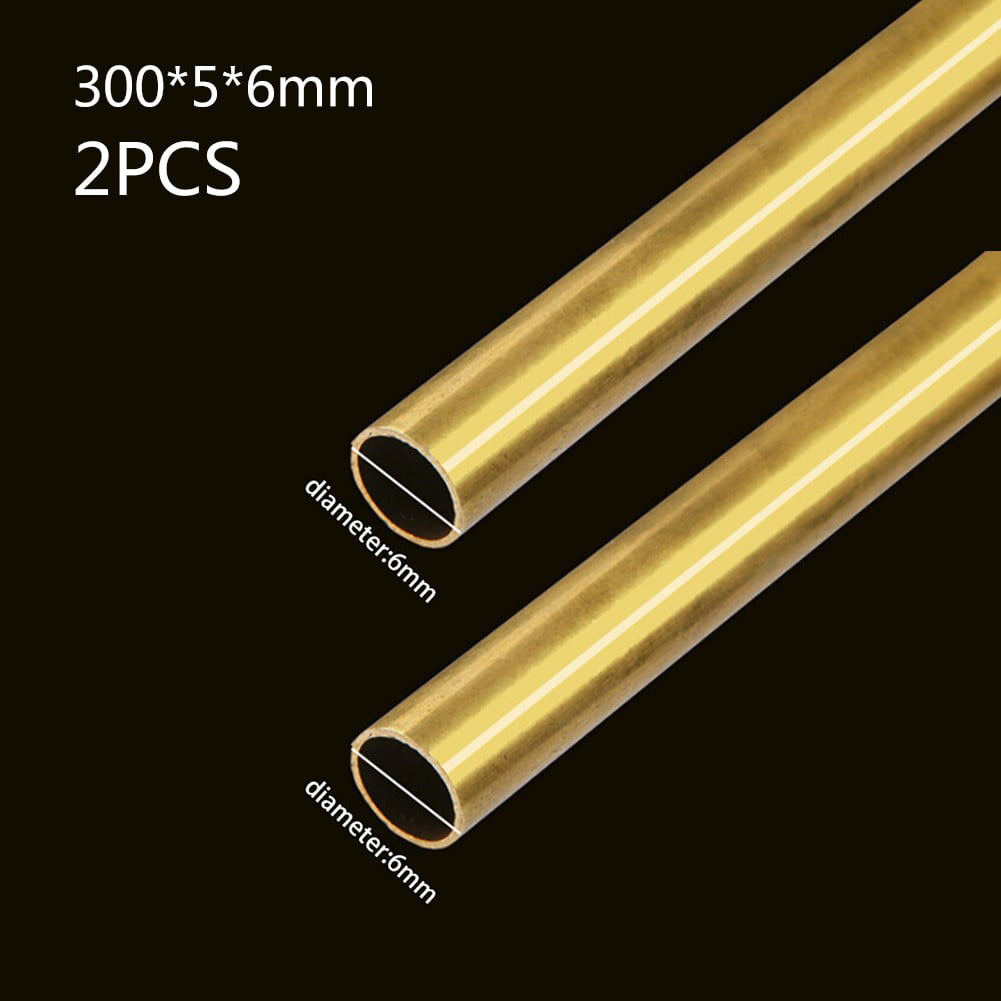 Round Brass Tube Copper Pipe OD 2/3/6/8mm For Pipeline Model Making Engineering 