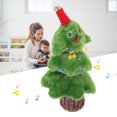 thumbnail image 3 of Singing Dancing Christmas Tree, Plush Xmas Tree with LED Lights, Swing for Home Decoration, Family and Friends Fun, 3 of 7