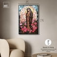 thumbnail image 5 of Glass Rosarium Guardian Canvas Religious Art Print by Art Remedy, Black Frame, 24 x 36, 5 of 7