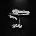 thumbnail image 1 of New zircon geometric bracelet zircon leaf flower trend personality heavy inlaid, 1 of 1