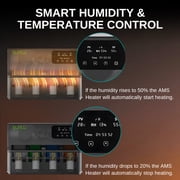 SUNLU AMS Heater Upgrade for Bambu Lab AMS Gen 1, Simultaneous Filament Drying & Printing, Fast 70°C Heating, Smart Humidity Control, 4-Roll Capacity, Easy 2-Min Install (AMS Not Included)