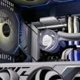 thumbnail image 4 of iBUYPOWER - AW4 240mm Radiator CPU Liquid Cooler (2 x 120mm Core Fans) with RGB Display - White, 4 of 7