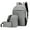 Gray, variant on Construction Backpack Three-piece Backpack Men's Computer Backpack Casual Junior High School Elementary School Student Backpack Korean Version Female Outdoor Travel Bag
