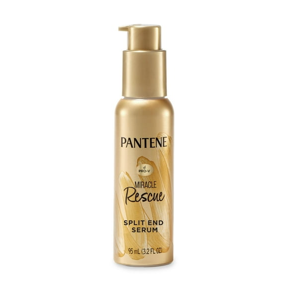 Suero capilar Pantene, tratamiento para puntas abiertas, suero capilar para cabello con frizz y dañado, Miracle Rescue, 3.2 oz