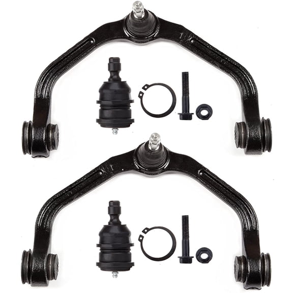 ECCPP 4pcs Upper Control Arm Upper Ball Joint fit for 1998-2011 For Ford Ranger 2001-2009 For Mazda B2300 1998-2001 For Mazda B2500 1998-2008 For Mazda B3000 1998-2003 For Mazda B4000