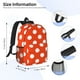 thumbnail image 5 of Easygdp Orange And White Polka Dot1 Mochila Ligera de 15 Pulgadas para Estudiantes, Mochila Cómoda para la Escuela y Viajes, Correas Ajustables, 5 of 6
