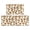 Mushroom and Chanterelle Cream Pattern, variant on Mushroom and Character Beige Pattern Anti Fatigue Kitchen Rugs Set Of 2, Non Slip Washable Decorative Floor Mats for Kitchen Sink Laundry, 17"x30" and 17"x47"