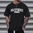thumbnail image 2 of Camiseta minimalista europea de manga corta con estampado de letras para hombre - Prenda deportiva informal y holgada con cuello redondo, 2 of 4