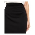 thumbnail image 3 of ADRIANNA PAPELL Womens Black Slitted Zippered Full-Length Evening Skirt 2, 3 of 5