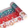 thumbnail image 1 of Juego de cinta Washi Afortunado 6 rollos decorativas de Navidad, 1 of 5