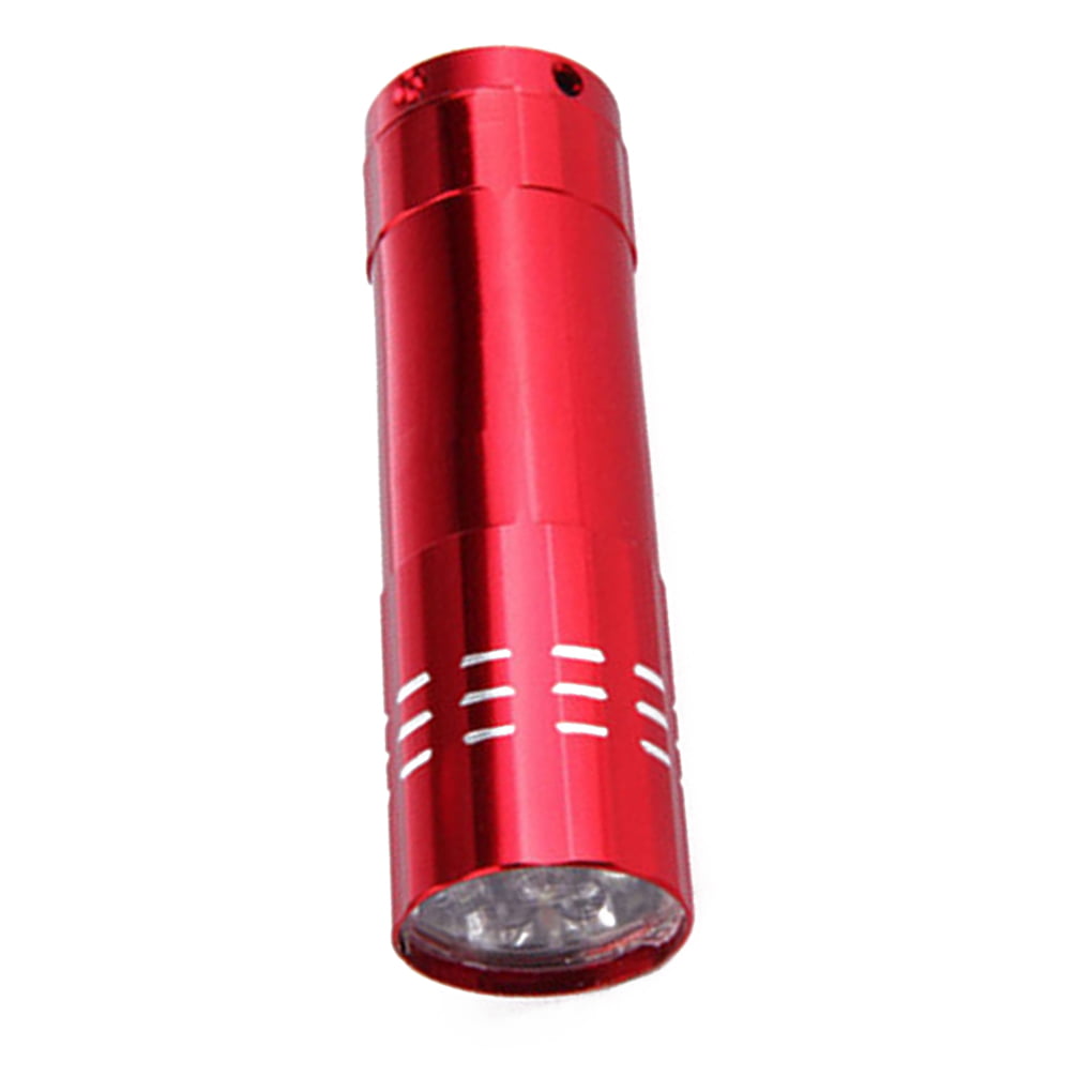 Nail Dryer Mini 9LED Light Flashlight UV Lamp Nail Gel Fast Drying Manicure Tool