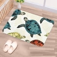 thumbnail image 5 of Turtle Non-Slip Machine Washable Polyester Floor Carpet Office Rug Chair Mats, 5 of 6
