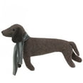 thumbnail image 2 of Northlight Plush Dachshund Dog with Scarf Christmas Figure - 7.5”, 2 of 3