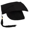 thumbnail image 3 of KAKOWELY Sombrero de graduación de licenciatura, birrete de ceremonia de graduación, sombrero de doctorado con borla, 3 of 5