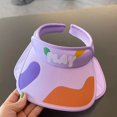 thumbnail image 2 of Kids‘ Protection Hat with Breathable Ultralight Design Perfect for Outdoor Activities Beach Fun Large Brim Stylish Print, 2 of 5