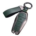 thumbnail image 3 of Zinc Alloy Leather Car Key Fob Case Cover Bag For BYD Song Qin Han EV FOR Tang, 3 of 5
