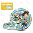 thumbnail image 4 of Artículos para fiestas de Toy Story, vajilla de cumpleaños de Bustlightyear, bandeja de papel, vaso de papel, mantel, bandera, decoración, traje | | 20 toallas de papel, 4 of 5