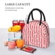 thumbnail image 5 of Balery Popcorn 1 Bolsa de Almuerzo para Mujeres, Caja de Almuerzo, Bolsa de Almuerzo Pequeña Impermeable, Tote de Almuerzo Reutilizable con Gran Capacidad, 5 of 6