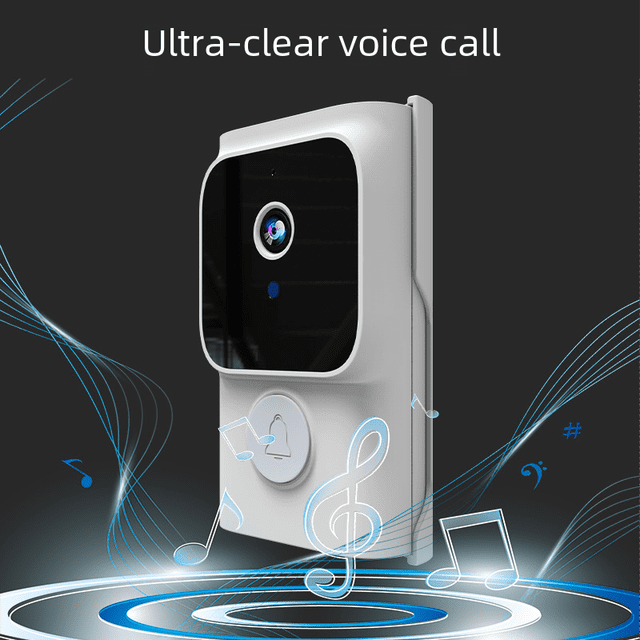Timbre de vídeo inteligente con intercomunicador de voz remoto para teléfono móvil, timbre infrarrojo con visión nocturna HD