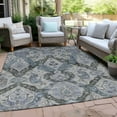 thumbnail image 4 of Dalyn Rugs Machine Washable Indoor/Outdoor Chantille Gray 3' x 5' Rug, 4 of 9