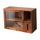 thumbnail image 4 of Gabinete de almacenamiento de escritorio con puerta, mueble para tazas, soporte para cosméticos, organizador de almacenamiento de tazas para sala de, 4 of 9