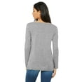 thumbnail image 3 of Bella + Canvas Ladies' Flowy Long-Sleeve V-Neck - 8855, 3 of 4