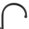 thumbnail image 5 of DecMode Black Geometric Metal 2 Section Umbrella Stand with Umbrella Shaped Handle, 5 of 9