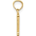 thumbnail image 2 of 14K Yellow Gold Polished Block Letter M Initial Pendant Made In United States k6423m, 2 of 5