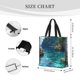 thumbnail image 3 of Fotbe Tropical Paradise Window View Bolsa Tote con Estampado para Mujer, Bolsos con Cremallera, Bolsa de Hombro Casual de Gran Capacidad con Bolsillos Internos, 3 of 7