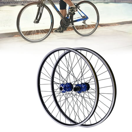 27.5inch Wheelset Mountain Bike Black Rim Disc Brake MTB Front Rear Wheel Set 200kg Bearing Capacity