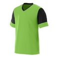 thumbnail image 2 of Augusta S Youth Lightning Jersey Lime/Black 1601, 2 of 3