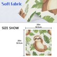 thumbnail image 5 of Napkin Satin Napkin 20*20Inchx1 Kitchen Towel Dinner Plate Towel Decorative Towel Napkin Tea Towel Suitable For Kitchen Table Cartoon Sloth, 5 of 8