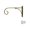Bronze, variant on Black Heavy Duty Metal Wall Mount Hanging Bracket - Decorative Scroll Hook for Flower Baskets Lanterns Bird Feeders, 11 Inch