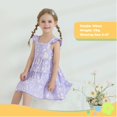 thumbnail image 4 of Vestido DeeFant para niños pequeños, 4-5T, verano, con mangas con estampado floral, 4 of 9