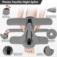thumbnail image 4 of Férula nocturna para fascitis plantar exhood con 3 correas, 4 of 6