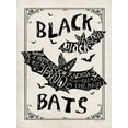 thumbnail image 2 of Marrott, Stephanie 12x14 Black Ornate Wood Framed with Double Matting Museum Art Print Titled - Black Bats II, 2 of 4