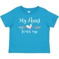 thumbnail image 3 of Inktastic My Aunt Loves Me- Heart Boys or Girls Baby T-Shirt, 3 of 5