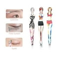 thumbnail image 2 of Eyebrow Tweezers Pinkiou Professional Slant tip Brow Clip Eyebrows Hair Removal Makeup Tool with Printed Beauty Cover Cosmetic 6 style pack of 6 pcs, 2 of 9