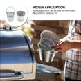 thumbnail image 3 of MIANGASTORE Drip Grease Bucket Portable BBQ Grease Drip Container with 10pcs Foil Liners, 3 of 9