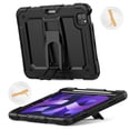 thumbnail image 4 of Funda TEKKU StandC uso rudo para iPad Air 5 Air 4 Pro 11 Negra A2589 A2316 A2324 A2325 A2072, 4 of 8